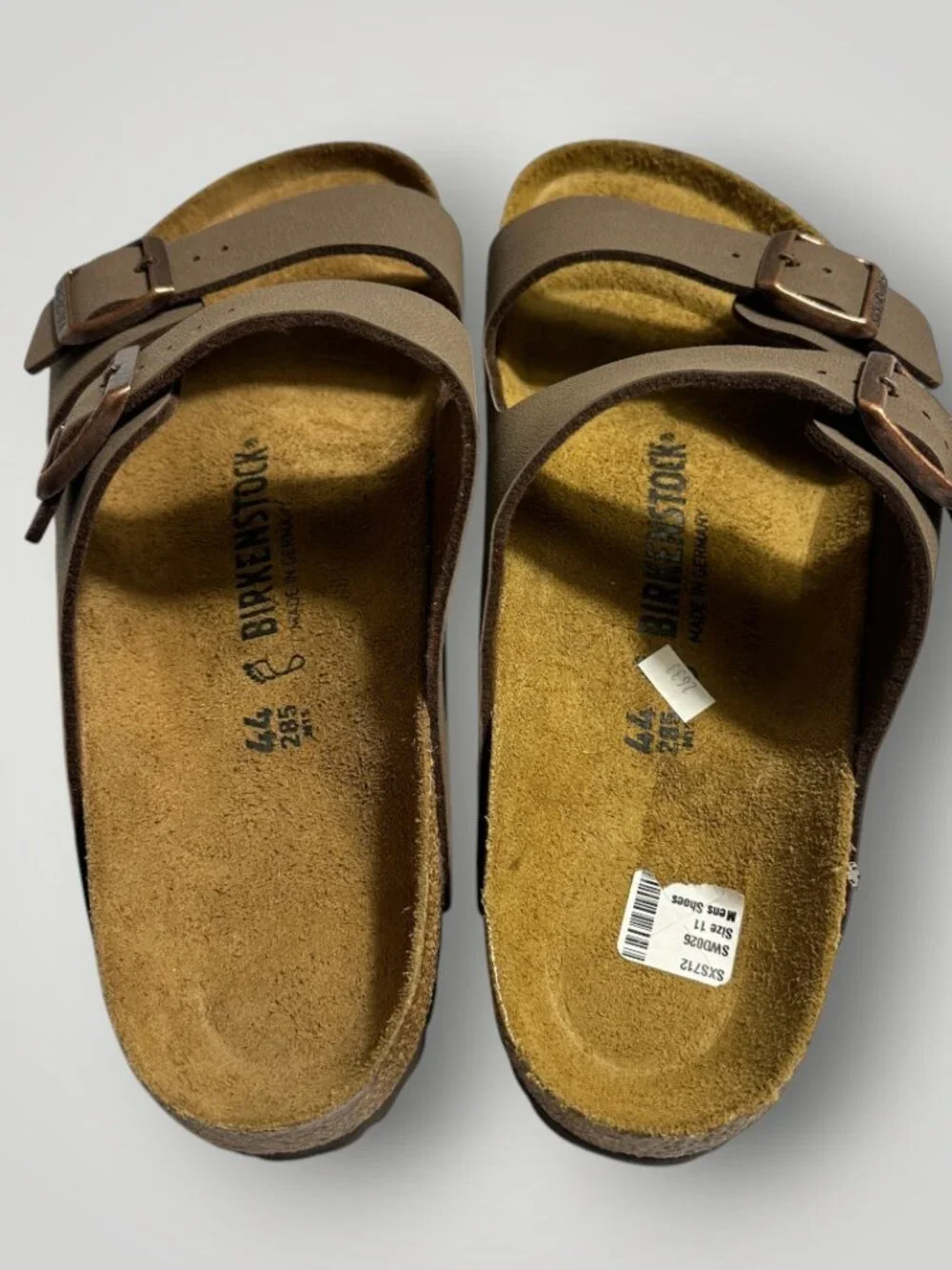 BIRKENSTOCK ARIZONA SIZE 44 M-11 Brown No Box